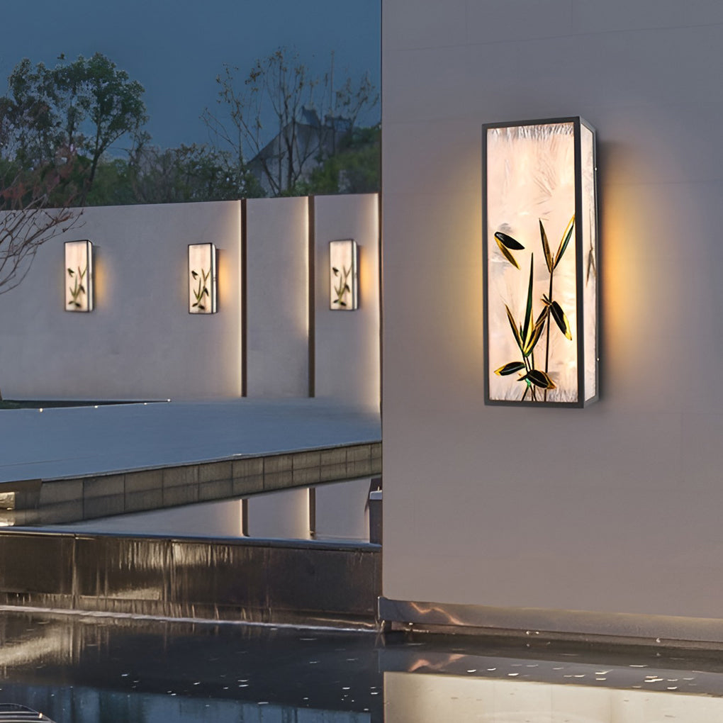 Square Wall Lights Retro LED Waterproof Galvanized Steel Light