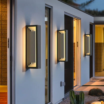 Outdoor Sconce Modern Waterproof Stainless Steel Lamp