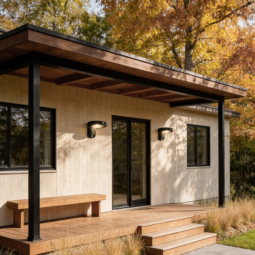 Outdoor Solar Lighting Wall Mount Motion Sensor LED Light