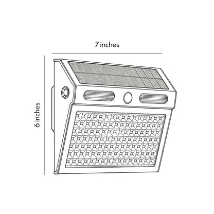 Outdoor Solar Wall Light with Motion Sensor Waterproof LED Light