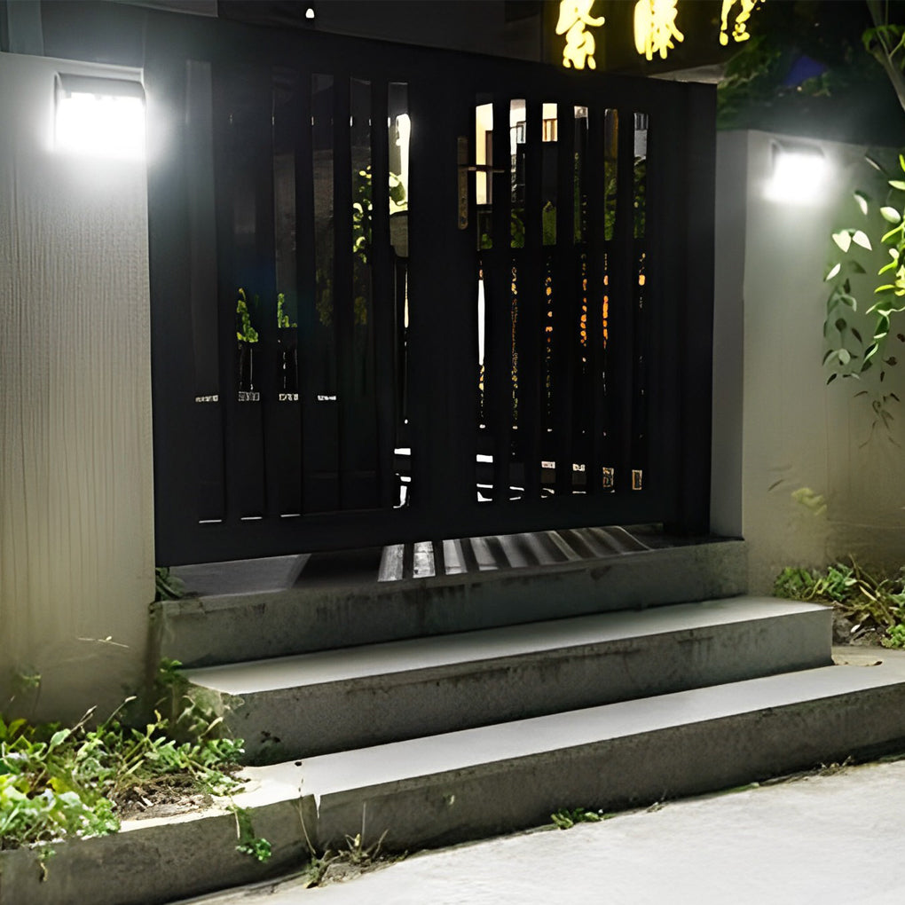 Outdoor Solar Wall Light with Motion Sensor Waterproof LED Light