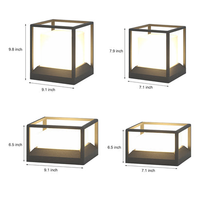 Outdoor Stone Pillar Lights Waterproof LED Landscape Light