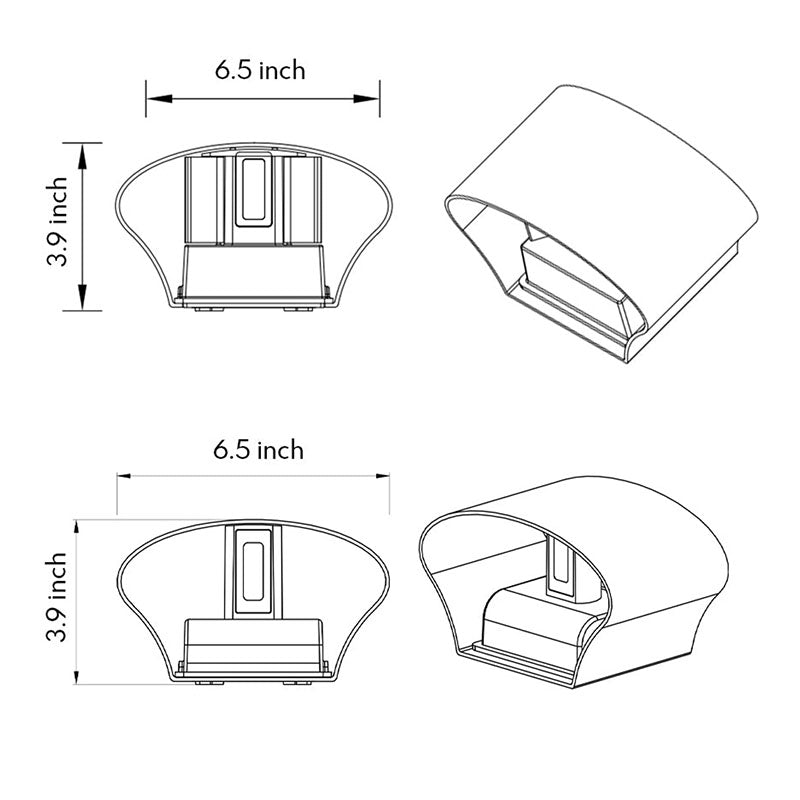 Outdoor Up Down Wall Light LED Waterproof Minimalist Style Light