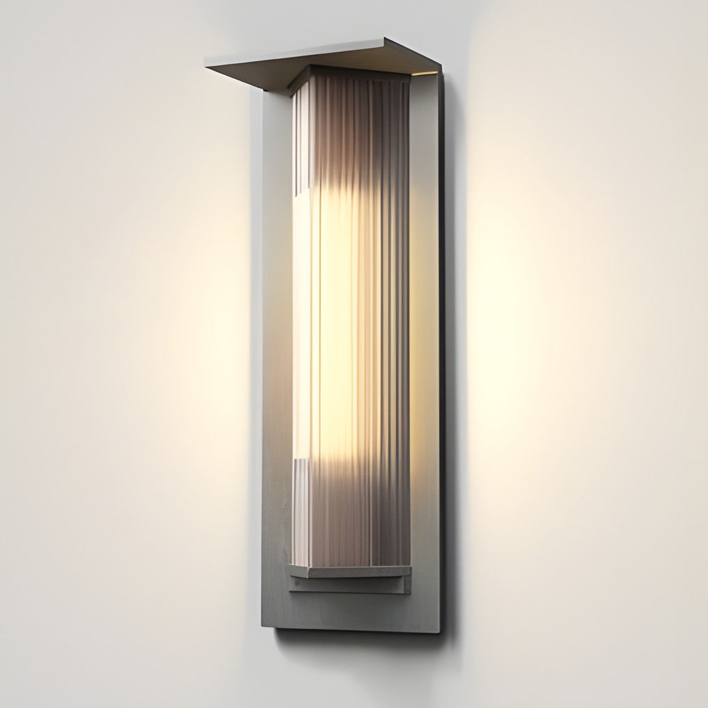 Outdoor Vertical Wall Sconce Waterproof LED Vintage Light