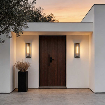 Outdoor Vertical Wall Sconce Waterproof LED Vintage Light