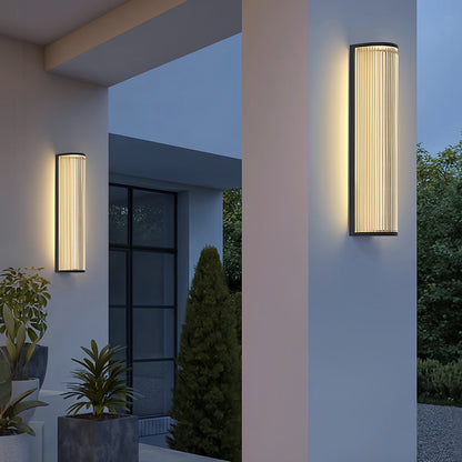 Vertical Wall Sconce Lighting Outdoor Waterproof Garden Lamp