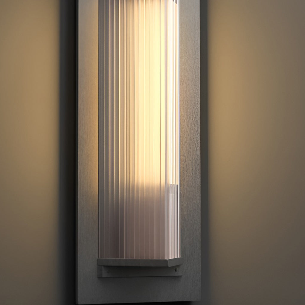 Outdoor Vertical Wall Sconce Waterproof LED Vintage Light