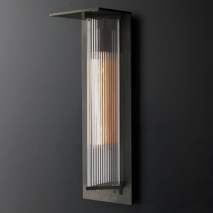 Outdoor Vertical Wall Sconce Waterproof LED Vintage Light