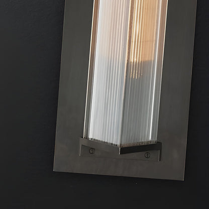 Outdoor Vertical Wall Sconce Waterproof LED Vintage Light