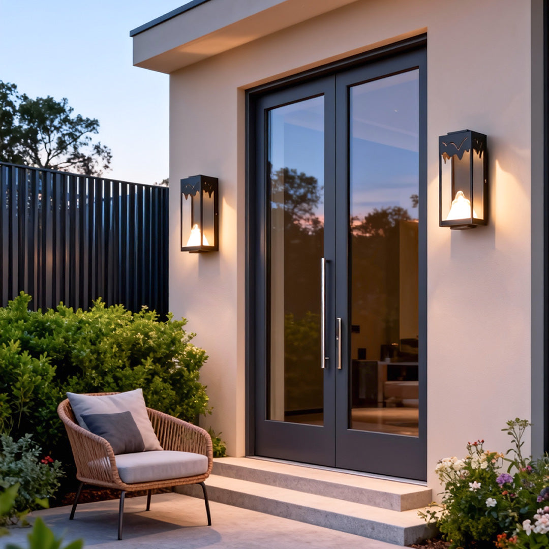 Outdoor Wall Lighting Ideas Waterproof Decorative Lamp