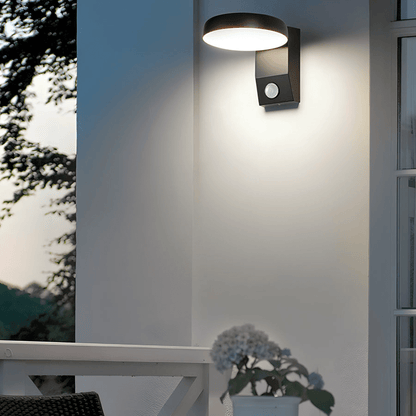 Outdoor Wall Lights with Motion Sensor Rotating Light