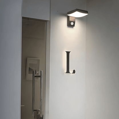 Outdoor Wall Lights with Motion Sensor Rotating Light