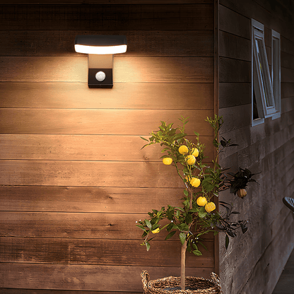 Outdoor Wall Lights with Motion Sensor Rotating Light