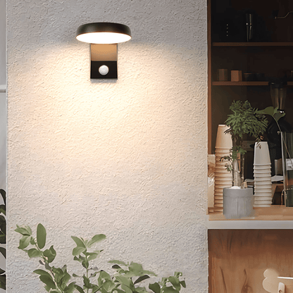Outdoor Wall Lights with Motion Sensor Rotating Light