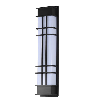 Outdoor Wall Sconce Black Retro Waterproof LED Light