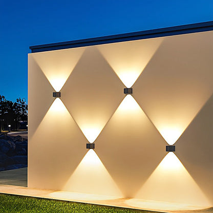Outdoor Wall Sconce up and down Lighting Solar Light