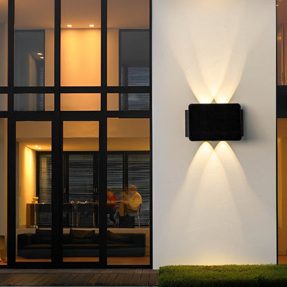 Outdoor Wall Sconce up and down Lighting Solar Light