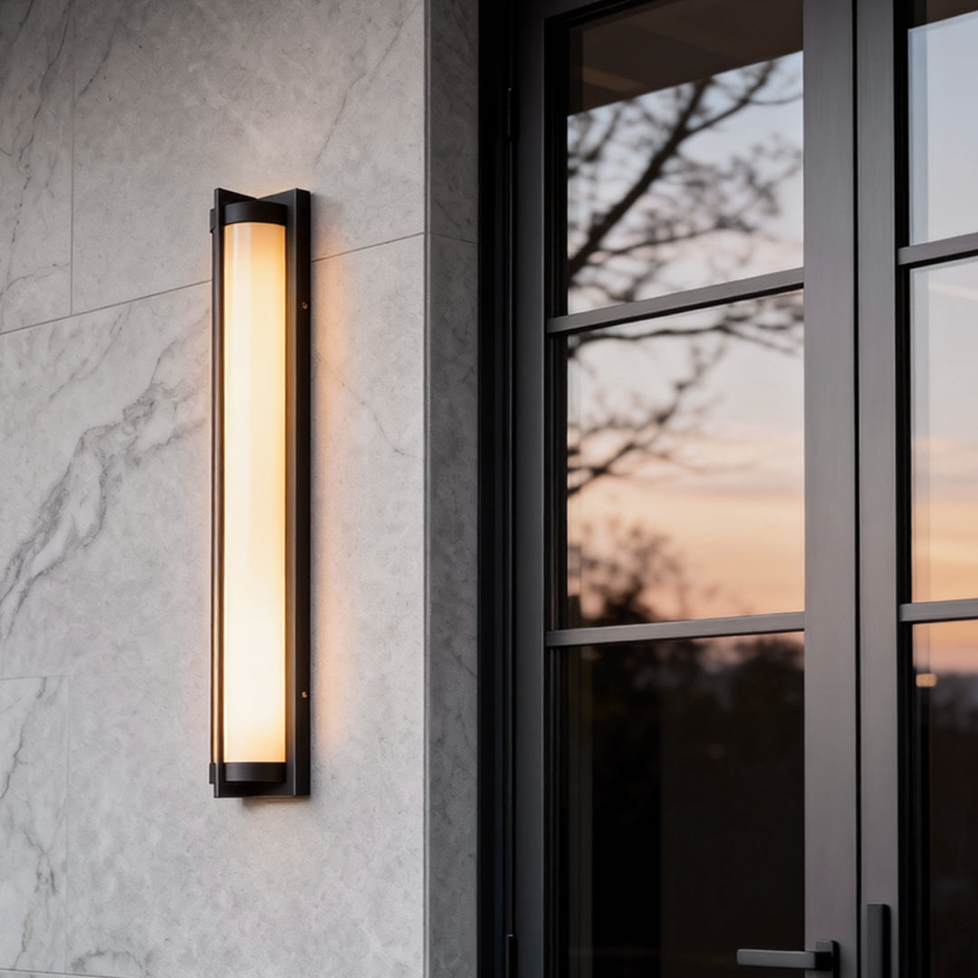 Outdoor Wall Sconces Black Modern Minimalist Waterproof Lamp