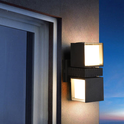 Outdoor Wall Up Lighting Waterproof Modern Creative Lamp