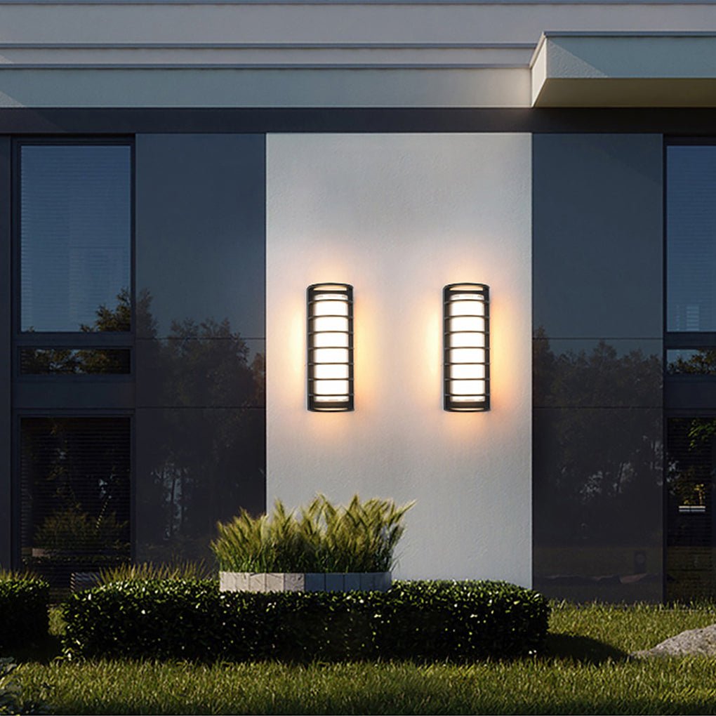 Outdoor LED Light Fixtures Wall Mount Dual-Layer Shade Light