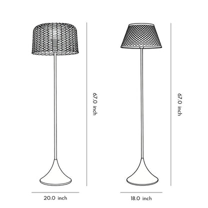 Outdoor Waterproof Floor Lamps Modern Stainless Steel Lamp