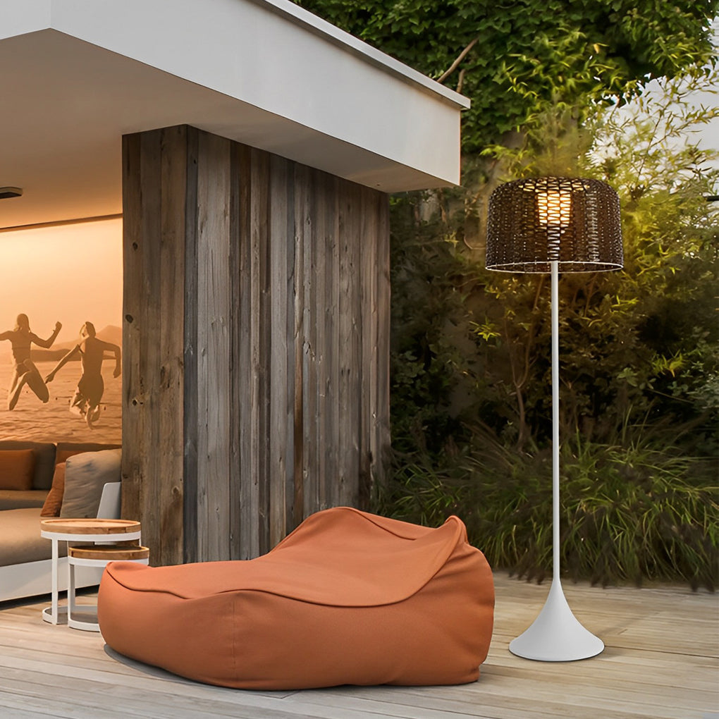 Outdoor Waterproof Floor Lamps Modern Stainless Steel Lamp