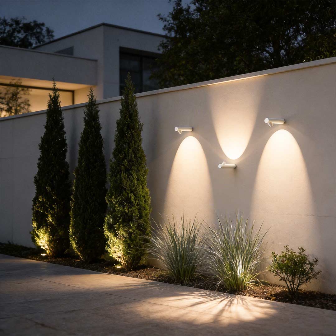 Outside Wall Spot Lights Modern Tubular LED Aluminum Alloy Light
