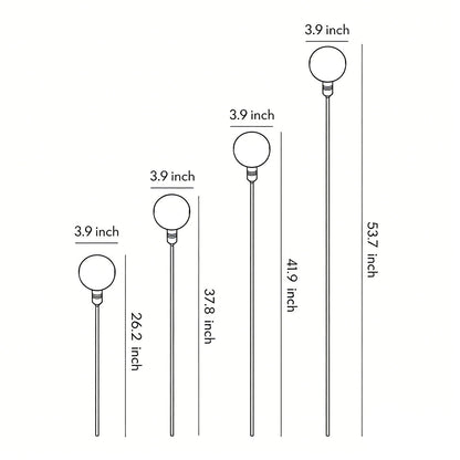 Path Landscape Lighting Outdoor Round Reed Decorative Light