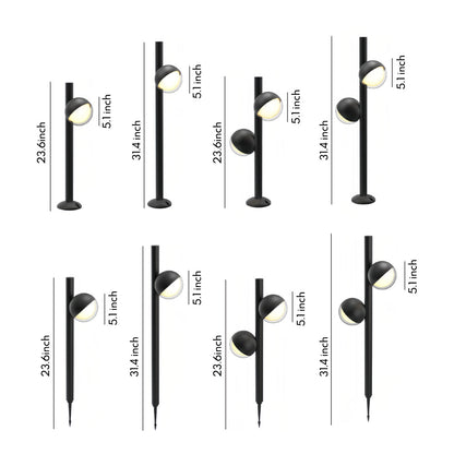Pathway Landscape Lighting Modern Minimalist Black Light