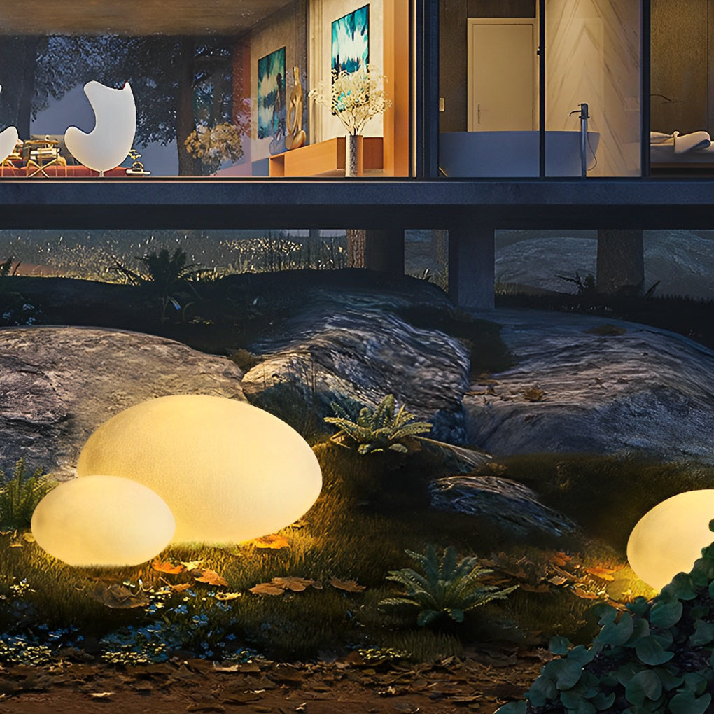 Pebble Garden Lights LED Modern Waterproof Outdoor Landscape Light