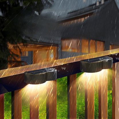 Solar-Powered Outdoor Wall Wash Lighting Waterproof 4-piece Set