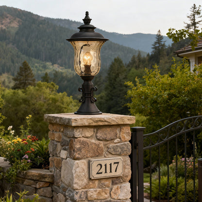 Pillar Gate Lights Outdoor Waterproof European Style Classic Lamp