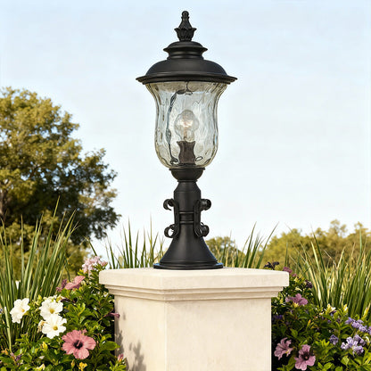 Pillar Gate Lights Outdoor Waterproof European Style Classic Lamp