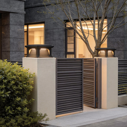 Pillar Light Design Outdoor Modern Villa Gate Post Light