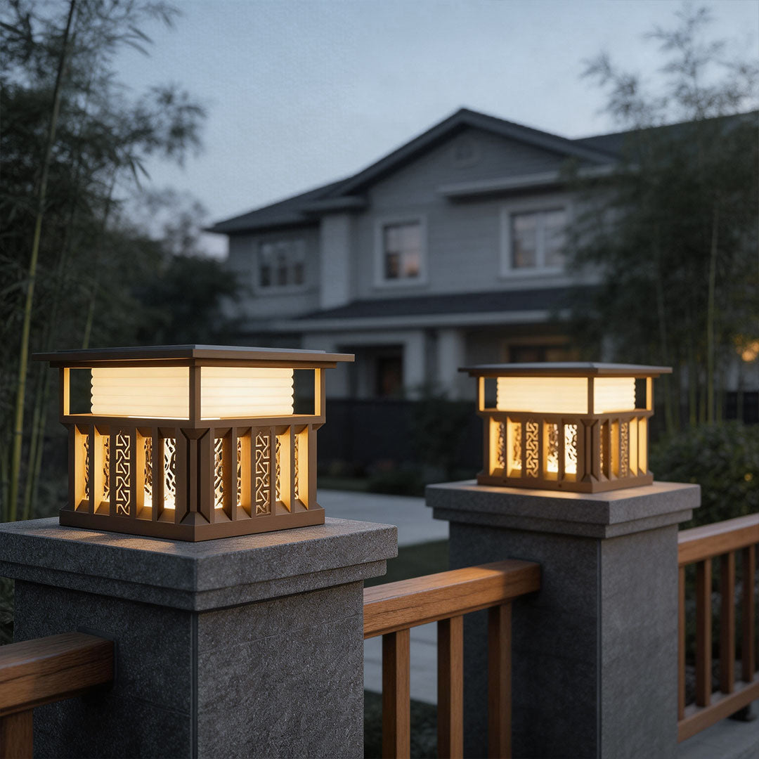 Pillar Lights for House Outdoor Waterproof Post Light