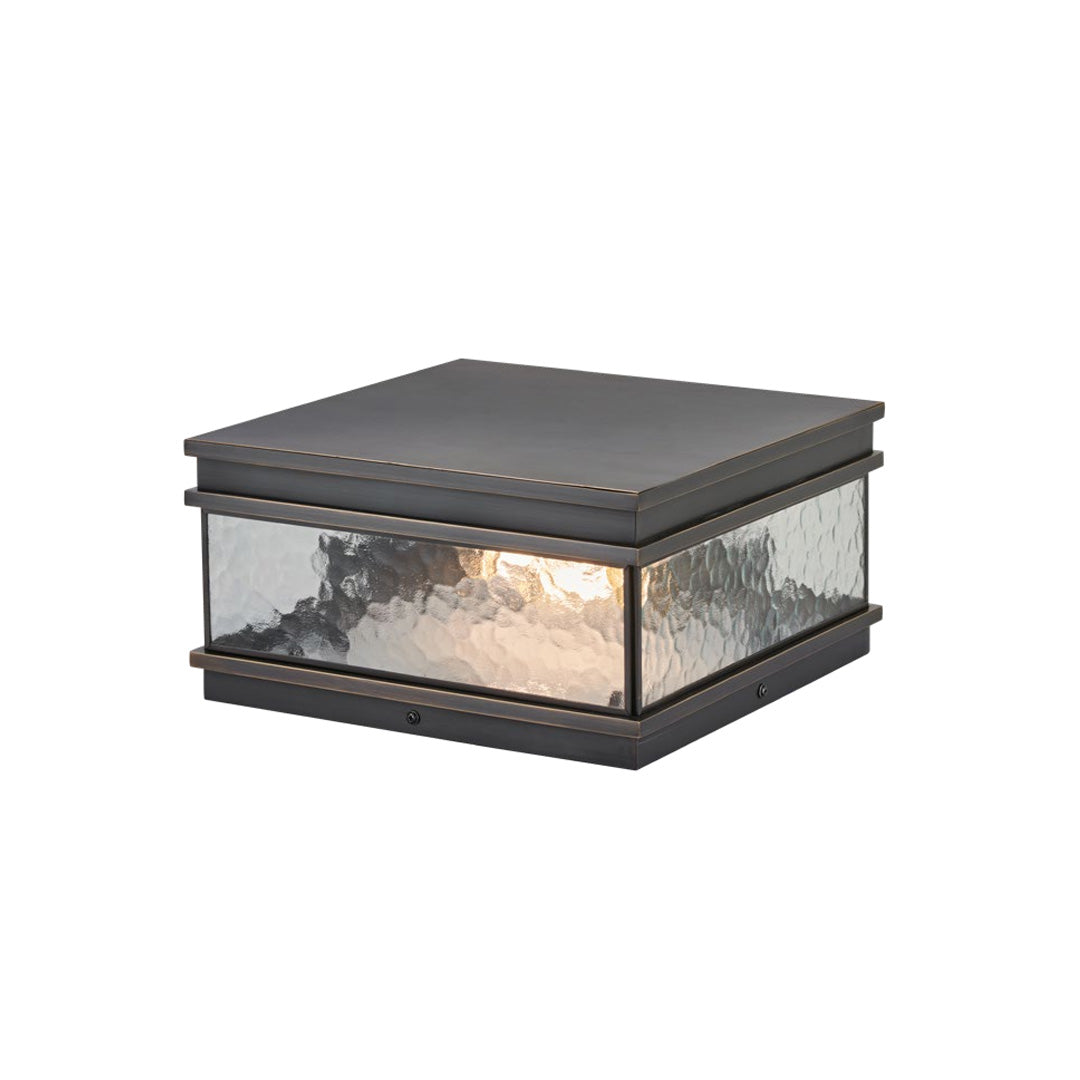 Pillar Mount Light Outdoor Square Courtyard Gate Lamp