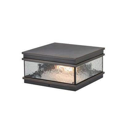 Pillar Mount Light Outdoor Square Courtyard Gate Lamp