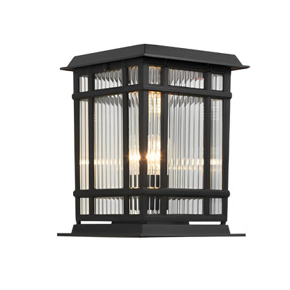 Pillar Solar Light Dual Power Supply Vintage LED Waterproof Light