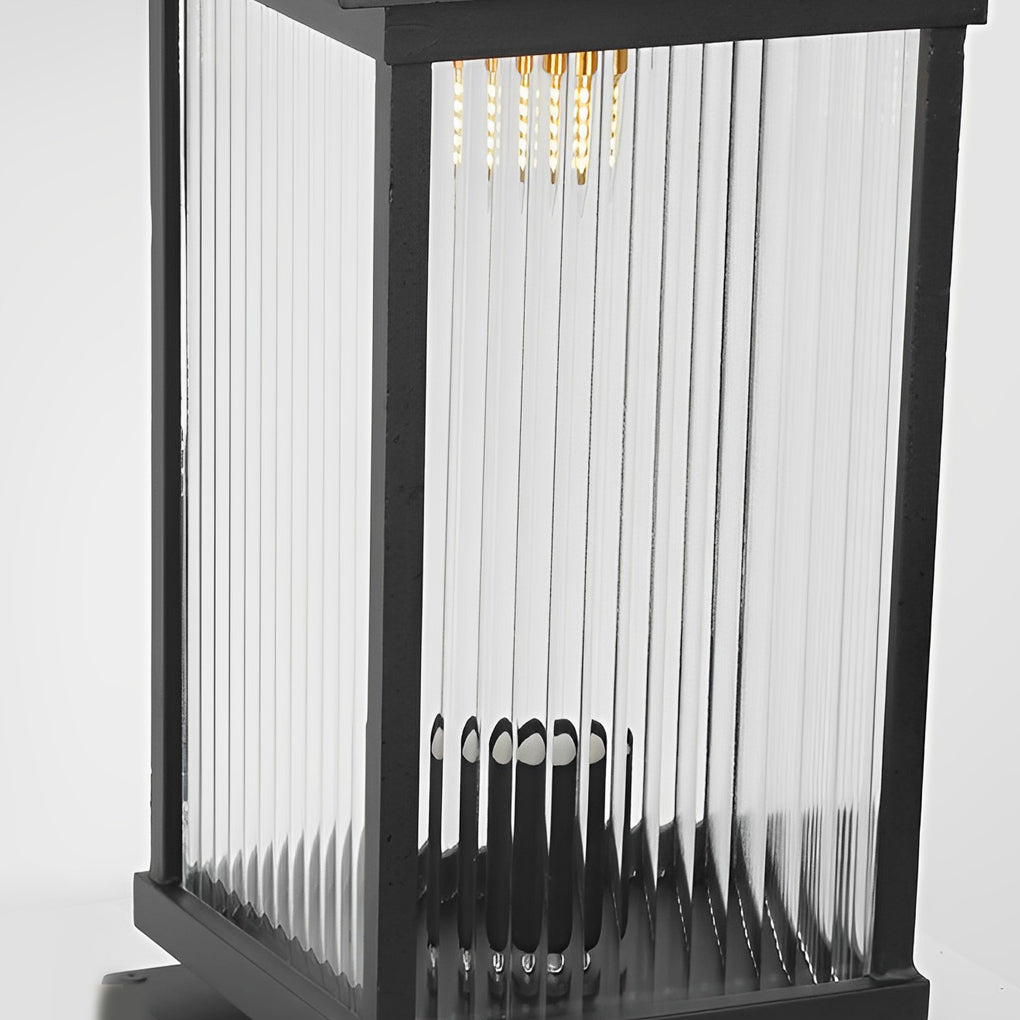 Pillar Solar Light Dual Power Supply Vintage LED Waterproof Light