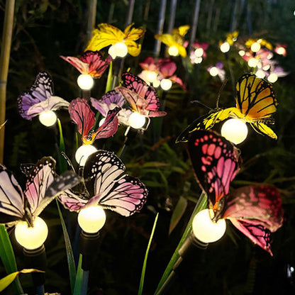 Six-Head Butterfly Solar Garden Lights