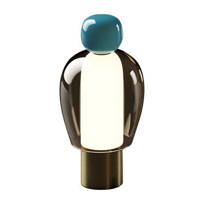 Human-Shaped Glass Table Lamp – Dimmable Artistic LED Accent Light for Modern Living Spaces
