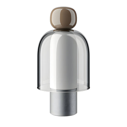 Human-Shaped Glass Table Lamp – Dimmable Artistic LED Accent Light for Modern Living Spaces