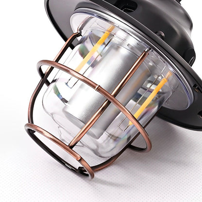 Portable Hanging Light Vintage USB-Rechargeable Camping Lantern