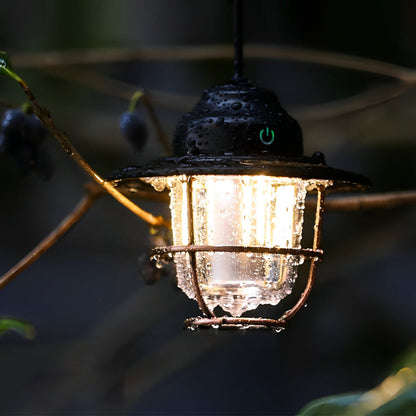 Portable Hanging Light Vintage USB-Rechargeable Camping Lantern