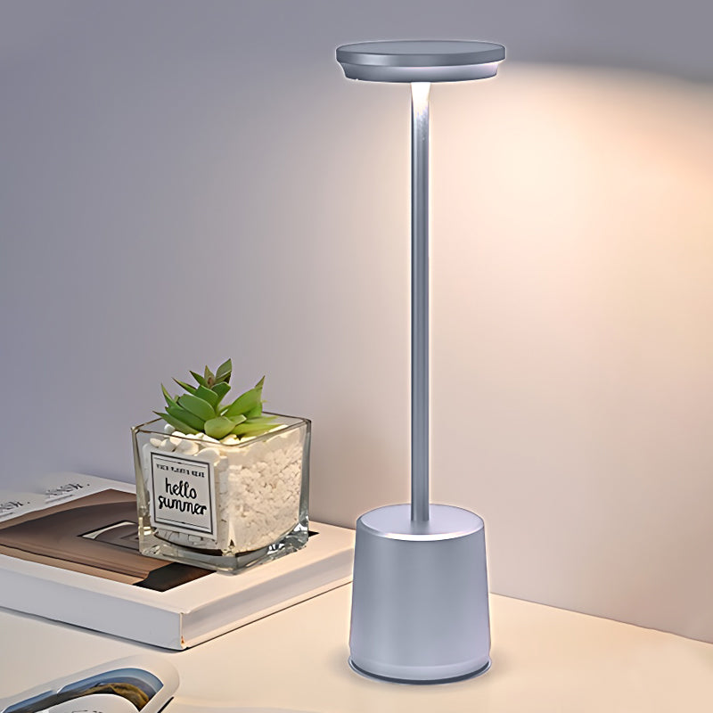 Portable Rechargeable LED Table Lamp – 3-Step Dimmable Cordless Light for Dining, Bar & Home Ambiance