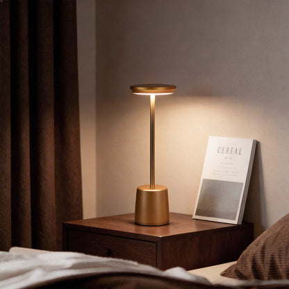 Portable Rechargeable LED Table Lamp – 3-Step Dimmable Cordless Light for Dining, Bar & Home Ambiance