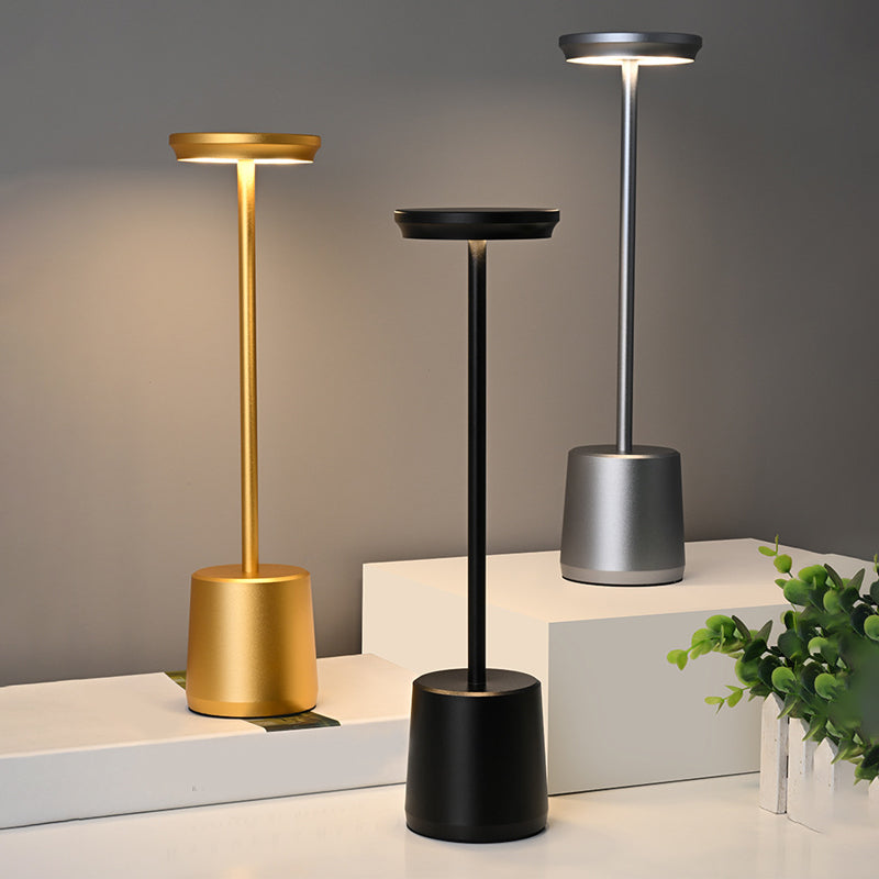 Portable Rechargeable LED Table Lamp – 3-Step Dimmable Cordless Light for Dining, Bar & Home Ambiance
