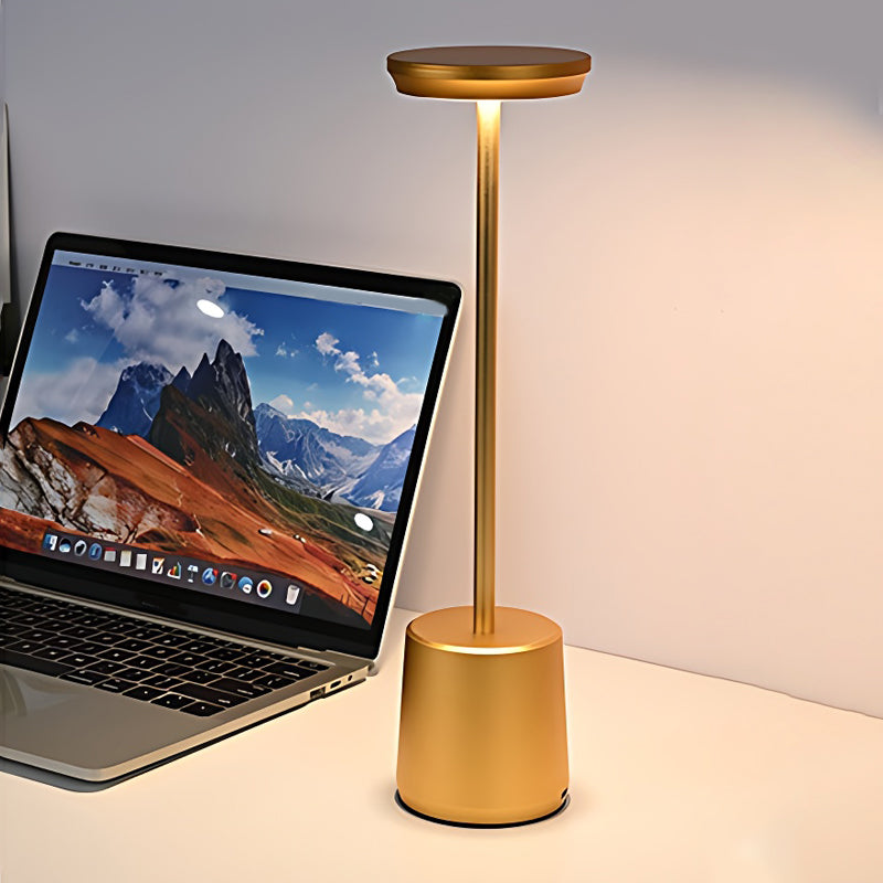 Portable Rechargeable LED Table Lamp – 3-Step Dimmable Cordless Light for Dining, Bar & Home Ambiance