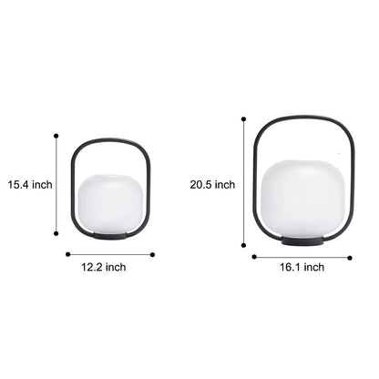 Portable Solar Lantern Waterproof LED Rechargeable Outdoor Handle Lamp