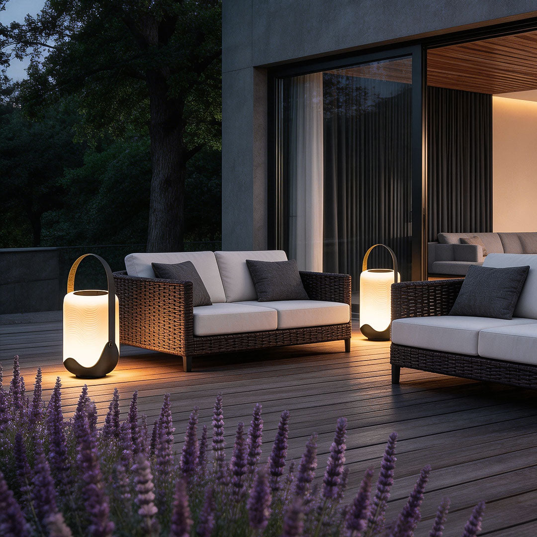 Portable Solar Lanterns Outdoor Waterproof LED Floor Light